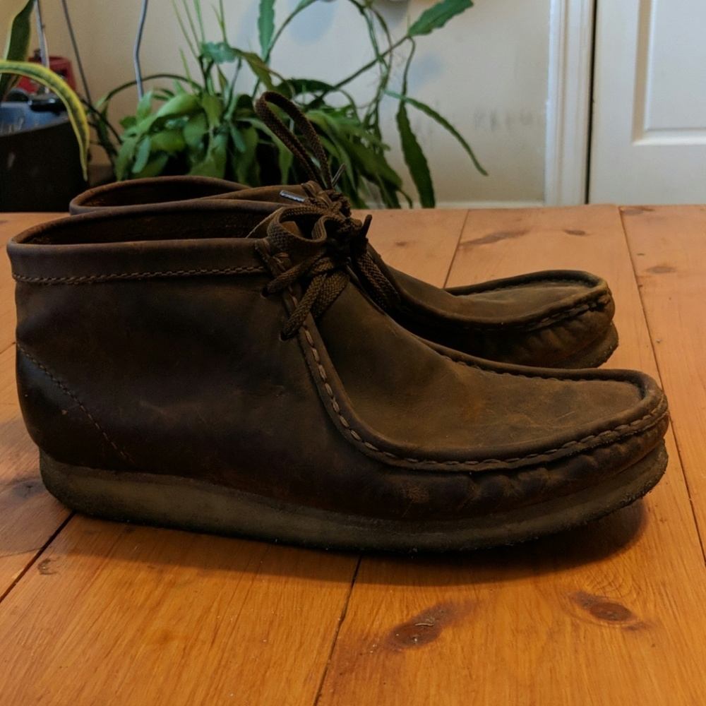 Clarks Wallabee Brown Hi Boot

Mens Originals 10